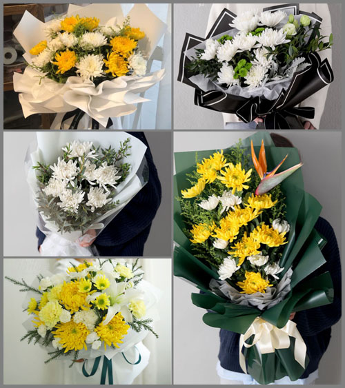 贵州毕节市织金县八步镇山脚村白事花束代送